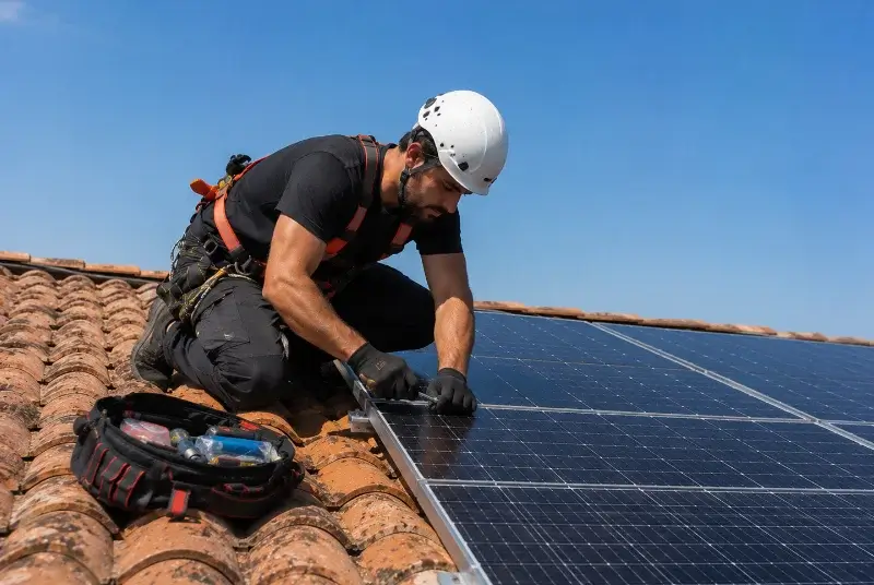 Maintenance et monitoring de panneaux solaires à Reichshoffen