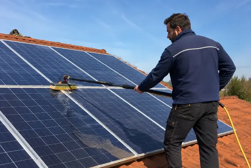 Nettoyage et entretien de panneaux solaires à Reichshoffen